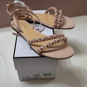 Guess Blush Pink Studded Sandals